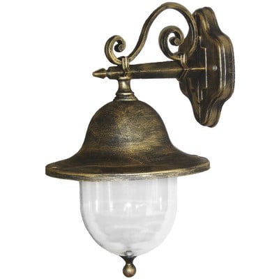 Wall Light With Polycarbonic Bronze Colour Lp-801A