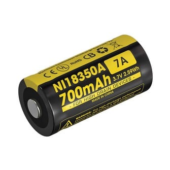 Μπαταρία NiteCore IMR18350, NI18350A, 700 mAh