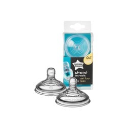 Tommee Tippee Advanced Anti-Colic Θηλές Σιλικόνης Μεταβλητής Ροής Με Κοπή Σε Σχήμα Χ 0m+ 2 τεμάχια