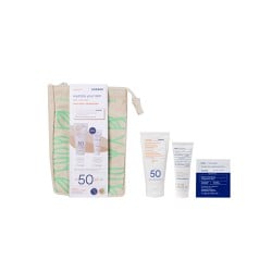 Korres Promo Sunscreen Face Cream Αντηλιακή Κρέμα Προσώπου Υψηλής Προστασίας SPF50 50ml & Δώρο Foaming Cream Cleanser Αφρός Καθαρισμού Ντεμακιγιάζ Προσώπου 20ml & Greek Yoghurt Serum 1.5ml 