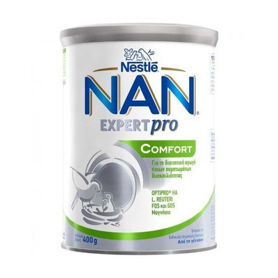 NAN Expert Pro Comfort Για Βρέφη Με Ήπια Συμπτώματα Δυσκοιλιότητας 400gr