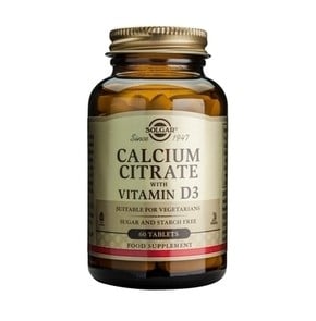 Solgar Calcium Citrate with Vitamin D3  Ασβέστιο &