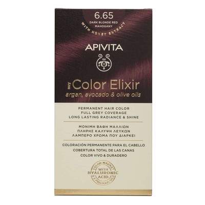 Apivita My Color Elixir 6.65 Hair Dye Intense Red