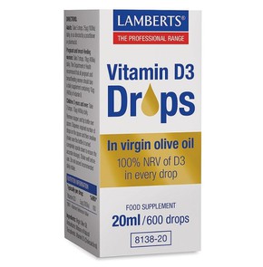 Lamberts Vitamin D3 Drops Συμπλήρωμα Βιταμίνης D, 