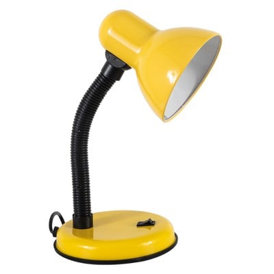 Desk Light 1xE27 Spiral Yellow