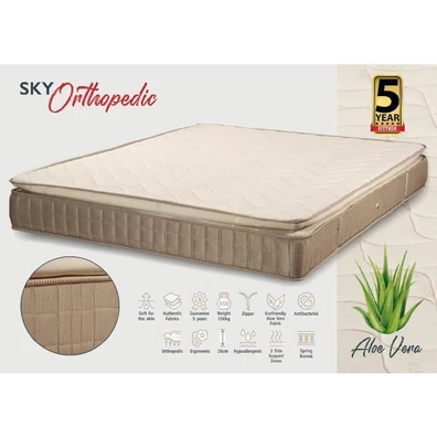 Στρώμα Ύπνου Διπλό KS Strom Sky Orthopedic Aloe Ve