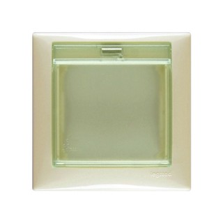 Valena Frame 1 Gang Waterproof With Cover Cream 77