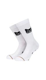 "Sunny The Cat F*ck Off" Socks, White