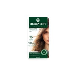 Herbatint Permanent Haircolor Gel 7D Φυτική Βαφή Μαλλιών Ξανθό Χρυσαφί 150ml