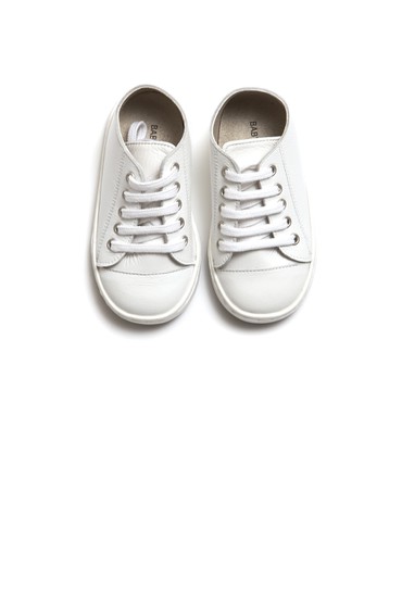 Sneakers δερμάτινα λευκά
