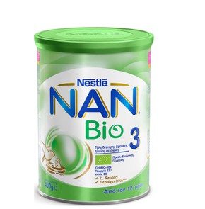 Nestle NAN Bio 3 Βιολογικό Γάλα Δεύτερης Βρεφικής 