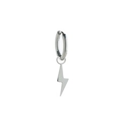 InoPlus Hoop Tondo Saetta 0988 Lightning Pendant Earrings 1 pair