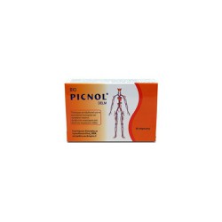 Medichrom Bio Picnol Delm Nutritional Supplement To Improve Circulation & Tired Legs 30 capsules