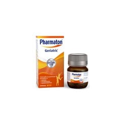 Pharmaton Geriatric Με Ginseng G115 Για Ενίσχυση Μνήμης Συγκέντρωσης & Ανοσοποιητικού 30 κάψουλες