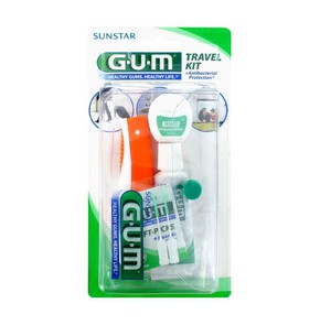 Gum Travel Brush Kit : 1x Οδοντόκρεμα, 1x Οδοντόπα