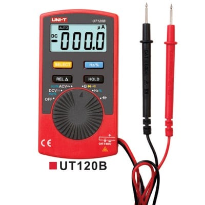 Pocket Multimeter 600Vac/Dc Ut120B