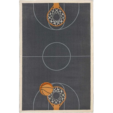 Χαλί Basket Court 115x175 Saint Clair Mixed 95% Πο