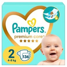 Pampers Premium Care Πάνα Μέγεθος 2 (4-8kg) 136τμχ