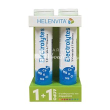 Helenvita Σετ Electrolytes - Ηλεκτρολύτες, 2 x 20 eff. tabs (1+1 ΔΩΡΟ)
