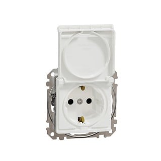 Sedna Design & Elements 2P+E Safety Socket with Ca