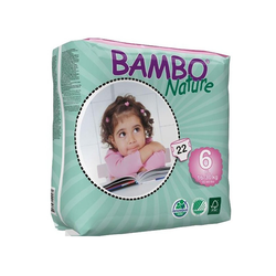 Bambo Nature Οικολογικές Πάνες Junior XL No6 (16-30kg) 22 Τεμάχια