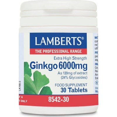 Lamberts Ginkgo Biloba 6000mg 30tabs
