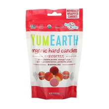 YumEarth Organic Hard Candies - Βιολογικές Καραμέλες Φρούτων, 93.6gr