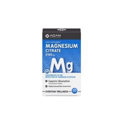 Agan Magnesium Citrate Κιτρικό Μαγνήσιο 2100mg 30 ταμπλέτες