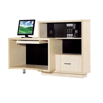 Reception PROGRESS Elm/Black 160x60x110cm ΕΟ827
