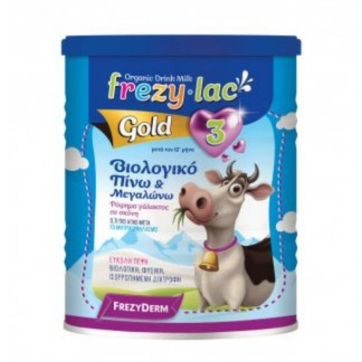 FREZYLAC Gold No3 Βιολογικό Αγελαδινό Γάλα Σε Σκόνη Από 12 Μηνών 400g   