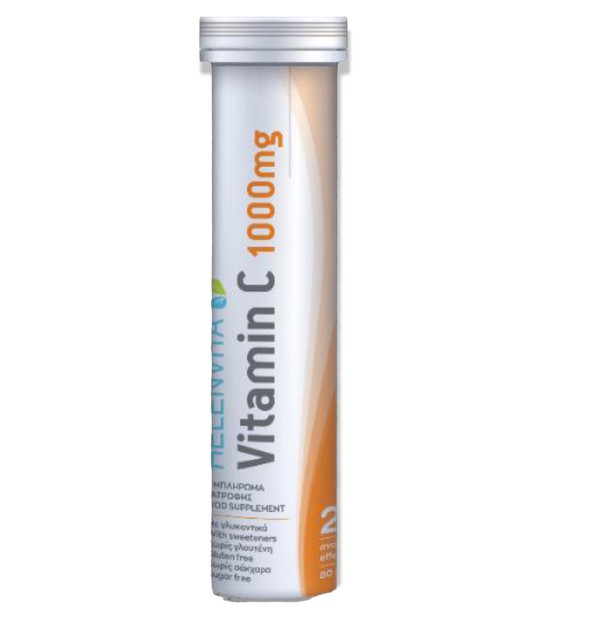HELENVITA EFF VITAMIN C 1000MG Συμπλήρωμα διατροφής σε αναβράζουσα μορφή με βιταμίνη C 1000mg