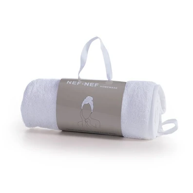 Πετσετα Μαλλιων Sandy 61χ24 nef-nef Home Wear Whit