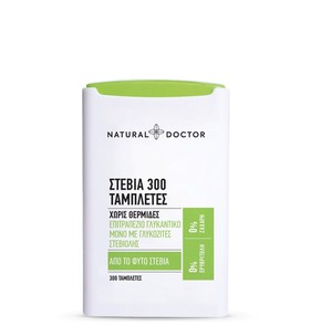 Natural Doctor Stevia,  300 Ταμπλέτες