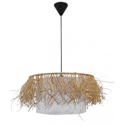 Pendant Light Congo Bamboo Banana Stripes With Lam