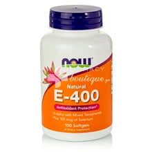 Now Vitamin E 400IU with Selenium 100mcg - Αντιοξειδωτικό, 100softgels