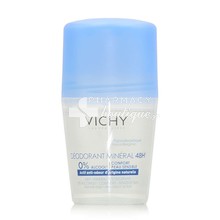 Vichy Deodorant Mineral 48h Roll On - Αποσμητικό Χωρίς Άλατα Αλουμινίου, 50ml