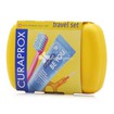 Curaprox Be You Κίτρινο Travel Set - Οδοντόπαστα, 10ml & Οδοντόβουρτσα, 1τμχ. & Μεσοδόντια, 2τμχ.