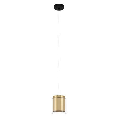 Pendant Light Lagunit Black With Brass Colour Shad