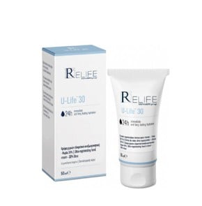 Relife U-Life 30 Ενυδατική Κρέμα Χεριών, 50ml