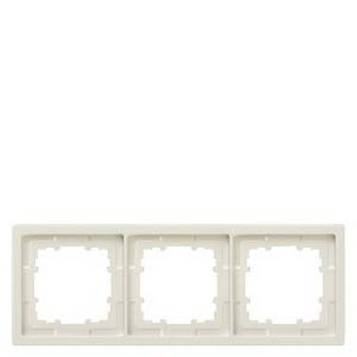 Delta Style 3-Gang Cover Frame Titanium White 224x