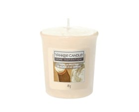 Yankee Candle Home Inspiration Αρωματικό κερί σε γυάλινο δοχείο Vanilla Frosting 49gr