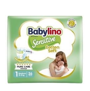 Babylino Sensitive Cotton Soft No1 Newborn (2-5 Kg