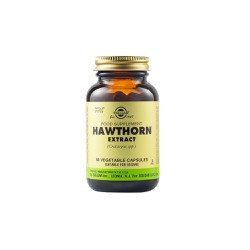 Solgar Hawthorn Herb Extract Dietary Supplement For Good Cardiovascular Health & Healthy Blood Pressure 60 Herbal Capsules