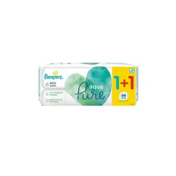 Pampers Aqua Pure Promo (1+1 Gift) Baby Wipes 2x48 picies