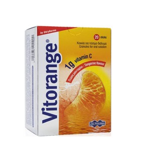Unipharma Vitorange 1gr Vitamin C, 20 Sticks