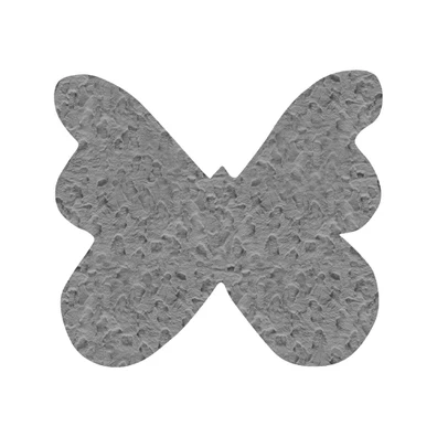 Παιδικό Χαλί Glacial Grey Butterfly