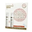 Panthenol Extra Sun Screen Your Skin Σετ Sun Care Color Gel Cream SPF30 - Αντηλιακό Προσώπου με Χρώμα, 2 x 50ml & ΔΩΡΟ Υφασμάτινο Λαστιχάκι Μαλλιών