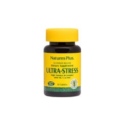 Natures Plus Ultra-Stress With Iron SR Dietary Supplement Against Physical Fatigue & Psychological Stress 30 tablets