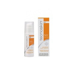 Tecnoskin Sun Protect Face Creme SPF50+ Color Αντηλιακή Κρέμα Προσώπου Με Χρώμα 50ml