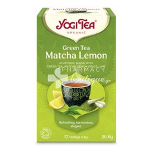 Yogi Tea Green Tea Matcha Lemon - Πράσινο Τσάι με Μάτσα και Λεμόνι, 17 teabags